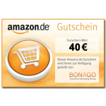 Amazon.de-Gutschein 40 Euro 