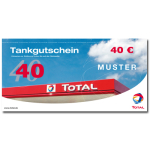 TOTAL-Tankgutscheine im Wert von 40 EUR