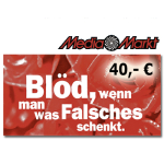 40 EUR  MediaMarkt-Gutschein 