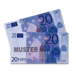 40 EUR Verrechnungscheck