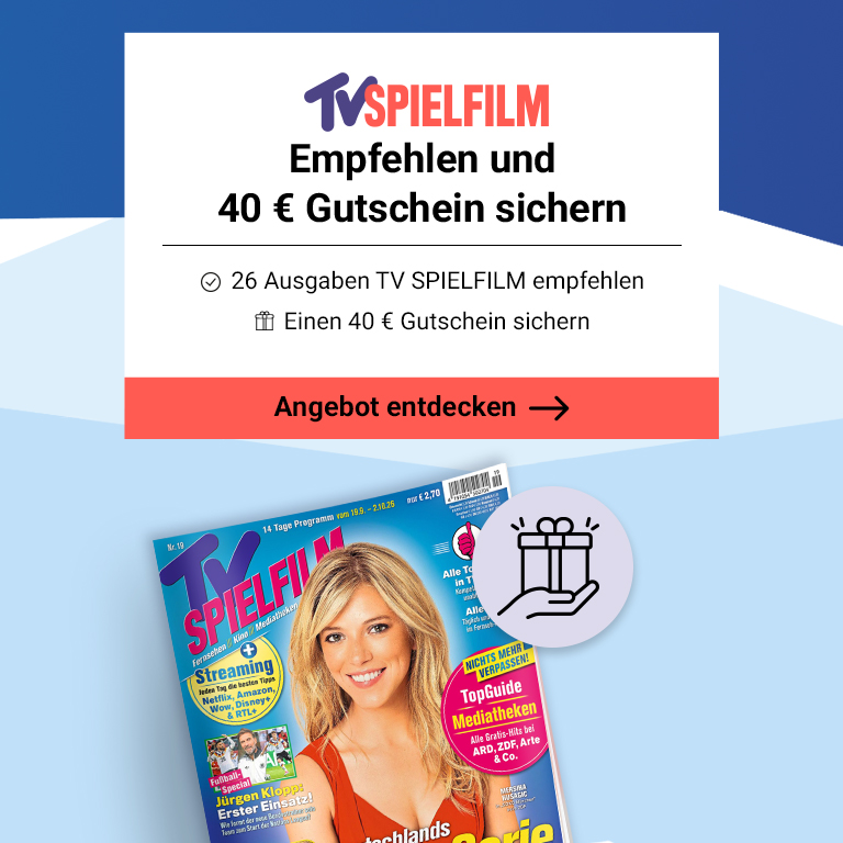 TV SPIELFILM Prämien-Abo mit 40 Euro Gutscheinen