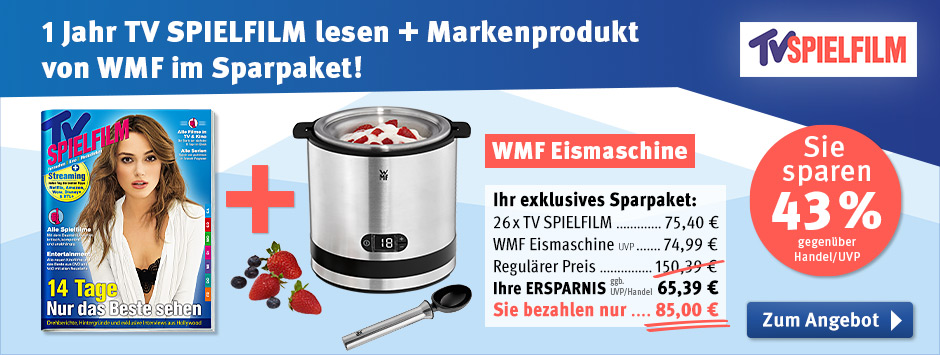 TV SPIELFILM + Sparpaket WMF Eismaschine