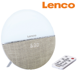 Lenco-Radio-Wecker mit Wake-Up Light 