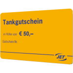 JET-Tankgutschein im Wert von 50 EUR 